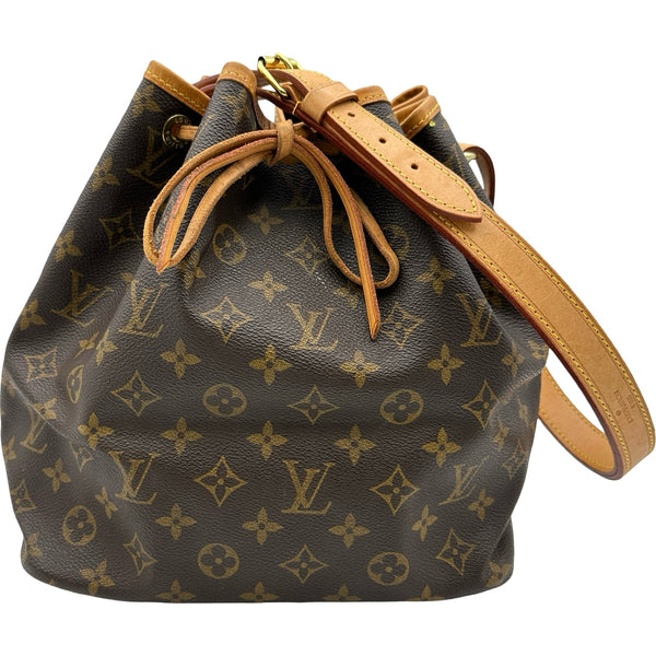 ルイ・ヴィトン LOUIS VUITTON プチノエ M42226 ブラウン モノグラム