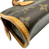 ルイ・ヴィトン LOUIS VUITTON ポパンクール M40009 ブラウン モノグラムキャンバス レディース ハンドバッグ