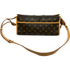 ルイ・ヴィトン LOUIS VUITTON ポパンクール・ロン M40008 ブラウン モノグラムキャンバス レディース ショルダーバッグ