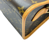 ルイ・ヴィトン LOUIS VUITTON ポパンクール・ロン M40008 ブラウン モノグラムキャンバス レディース ショルダーバッグ