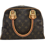 ルイ・ヴィトン LOUIS VUITTON マンハッタンPM M40026 ブラウン モノグラムキャンバス レディース ハンドバッグ