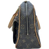 ルイ・ヴィトン LOUIS VUITTON マンハッタンPM M40026 ブラウン モノグラムキャンバス レディース ハンドバッグ