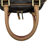 ルイ・ヴィトン LOUIS VUITTON マンハッタンPM M40026 ブラウン モノグラムキャンバス レディース ハンドバッグ