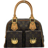 ルイ・ヴィトン LOUIS VUITTON マンハッタンPM M40026 ブラウン モノグラムキャンバス レディース ハンドバッグ