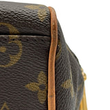 ルイ・ヴィトン LOUIS VUITTON マンハッタンPM M40026 ブラウン モノグラムキャンバス レディース ハンドバッグ