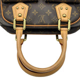 ルイ・ヴィトン LOUIS VUITTON マンハッタンPM M40026 ブラウン モノグラムキャンバス レディース ハンドバッグ