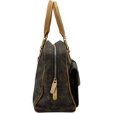 ルイ・ヴィトン LOUIS VUITTON マンハッタンPM M40026 ブラウン モノグラムキャンバス レディース ハンドバッグ