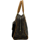ルイ・ヴィトン LOUIS VUITTON マンハッタンPM M40026 ブラウン モノグラムキャンバス レディース ハンドバッグ