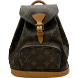 ルイ・ヴィトン LOUIS VUITTON ミニモンスリ M51137 ブラウン モノグラムキャンバス レディース リュック・デイパック