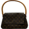 ルイ・ヴィトン LOUIS VUITTON ミニルーピング M51147 ブラウン モノグラムキャンバス レディース ショルダーバッグ
