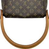 ルイ・ヴィトン LOUIS VUITTON ミニルーピング M51147 ブラウン モノグラムキャンバス レディース ショルダーバッグ