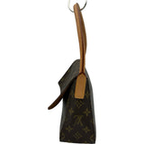 ルイ・ヴィトン LOUIS VUITTON ミニルーピング M51147 ブラウン モノグラムキャンバス レディース ショルダーバッグ