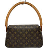 ルイ・ヴィトン LOUIS VUITTON ミニルーピング M51147 ブラウン モノグラムキャンバス レディース ショルダーバッグ