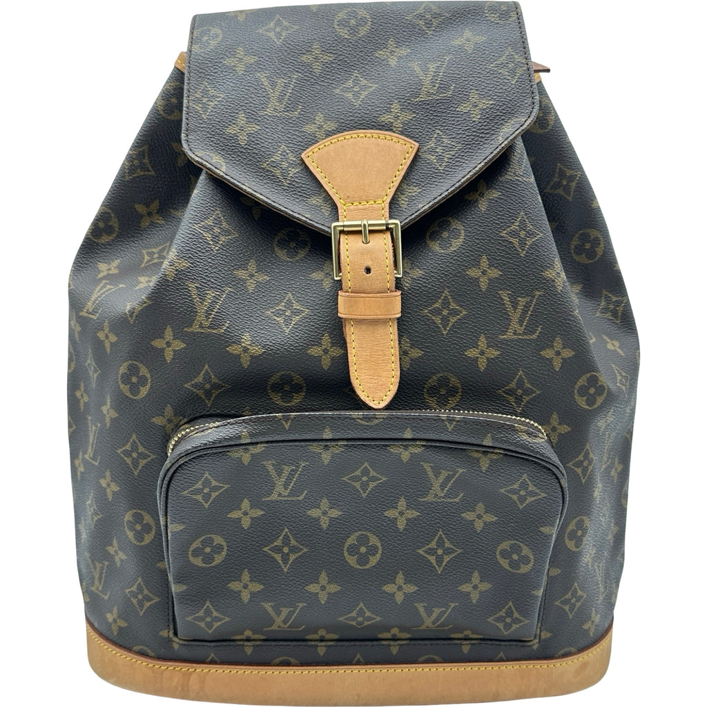 ルイ・ヴィトン LOUIS VUITTON モンスリGM M51135 ブラウン モノグラム