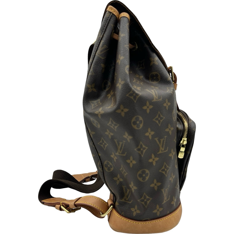ルイ・ヴィトン LOUIS VUITTON モンスリGM M51135 ブラウン モノグラム