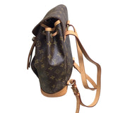ルイ・ヴィトン LOUIS VUITTON モンスリMM M51136 ブラウン PVC レディース リュック・デイパック