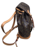 ルイ・ヴィトン LOUIS VUITTON モンスリMM M51136 ブラウン PVC レディース リュック・デイパック