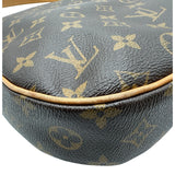ルイ・ヴィトン LOUIS VUITTON オデオンMM M56389 ブラウン モノグラム/レザー レディース ショルダーバッグ