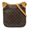 ルイ・ヴィトン LOUIS VUITTON オデオンMM M56389 ブラウン モノグラム/レザー レディース ショルダーバッグ
