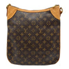 ルイ・ヴィトン LOUIS VUITTON オデオンMM M56389 ブラウン モノグラム/レザー レディース ショルダーバッグ