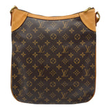ルイ・ヴィトン LOUIS VUITTON オデオンMM M56389 ブラウン モノグラム/レザー レディース ショルダーバッグ