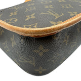 ルイ・ヴィトン LOUIS VUITTON ソローニュ M42250 ブラウン モノグラム/レザー レディース ショルダーバッグ