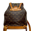ルイ・ヴィトン LOUIS VUITTON モンスリMM M51136 ブラウン モノグラム/レザー レディース リュック・デイパック