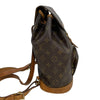 ルイ・ヴィトン LOUIS VUITTON モンスリMM M51136 ブラウン モノグラム/レザー レディース リュック・デイパック