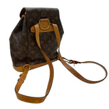 ルイ・ヴィトン LOUIS VUITTON モンスリMM M51136 ブラウン モノグラム/レザー レディース リュック・デイパック