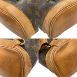 ルイ・ヴィトン LOUIS VUITTON モンスリMM M51136 ブラウン モノグラム/レザー レディース リュック・デイパック