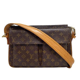 ルイ・ヴィトン LOUIS VUITTON ヴィバシテGM M51163 ブラウン ゴールド金具 モノグラム レディース ショルダーバッグ