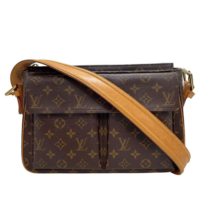 Louis Vuitton モノグラム ビバシテ GM ルイ・ヴィトン LOUIS VUITTON ヴィバシテGM M51163 ブラウン ゴールド