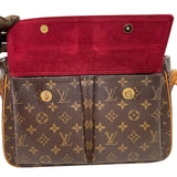 ルイ・ヴィトン LOUIS VUITTON ヴィバシテGM M51163 ブラウン ゴールド金具 モノグラム レディース ショルダーバッグ