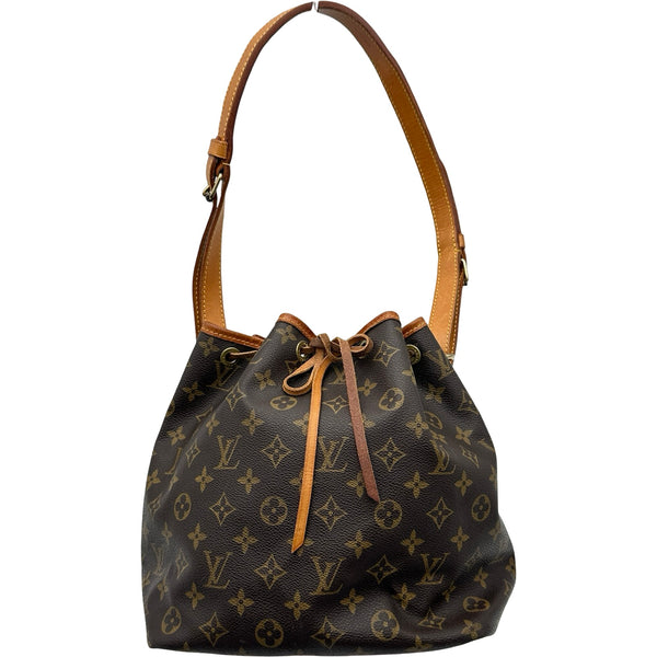 ルイ・ヴィトン LOUIS VUITTON プチノエ M42226 ブラウン モノグラム