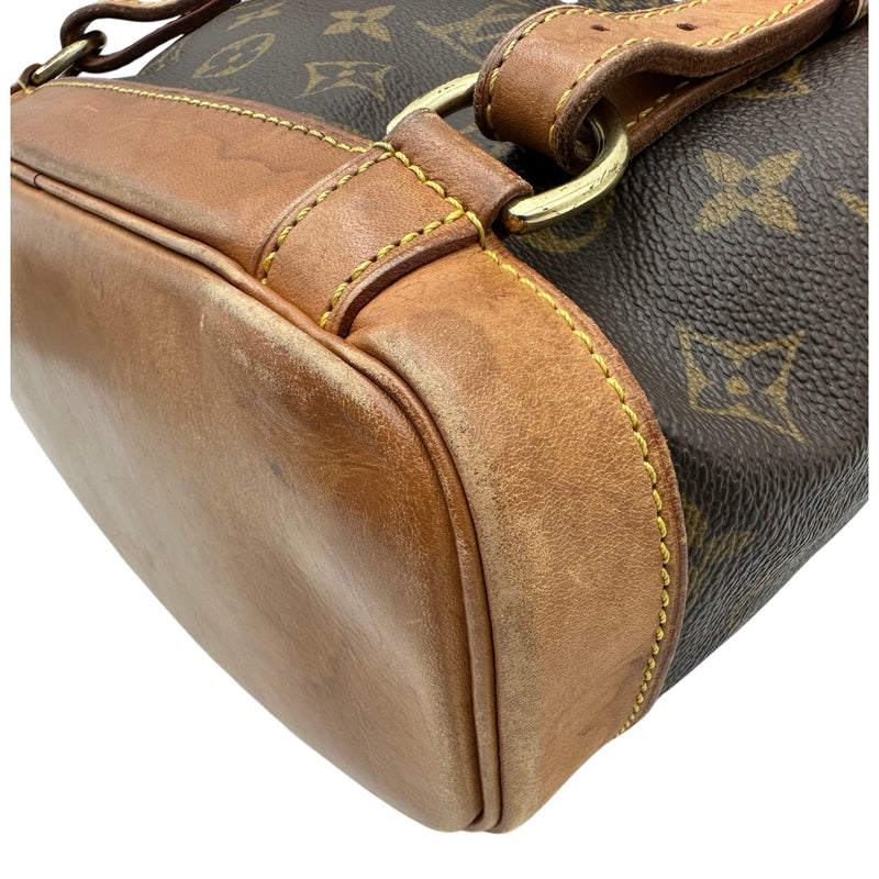 ルイ・ヴィトン LOUIS VUITTON モンスリMM M51136 ブラウン モノグラム