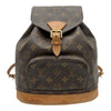 ルイ・ヴィトン LOUIS VUITTON モンスリMM M51136 ブラウン モノグラム/レザー レディース リュック・デイパック