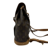 ルイ・ヴィトン LOUIS VUITTON モンスリMM M51136 ブラウン モノグラム/レザー レディース リュック・デイパック