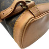 ルイ・ヴィトン LOUIS VUITTON ミニ・モンスリ M51137 ブラウン モノグラム/レザー レディース リュック・デイパック
