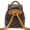 ルイ・ヴィトン LOUIS VUITTON ミニ・モンスリ M51137 ブラウン モノグラム/レザー レディース リュック・デイパック