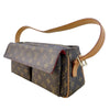 ルイ・ヴィトン LOUIS VUITTON ヴィバシテMM M51164 ブラウン モノグラムキャンバス レディース ショルダーバッグ
