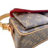 ルイ・ヴィトン LOUIS VUITTON ヴィバシテMM M51164 ブラウン モノグラムキャンバス レディース ショルダーバッグ
