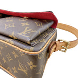 ルイ・ヴィトン LOUIS VUITTON ヴィバシテMM M51164 ブラウン モノグラムキャンバス レディース ショルダーバッグ