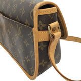 ルイ・ヴィトン LOUIS VUITTON ソローニュ M42250 ブラウン ゴールド金具 モノグラム レディース ショルダーバッグ