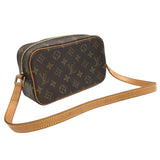 ルイ・ヴィトン LOUIS VUITTON ポシェット・シテ M51183 ブラウン ゴールド金具 モノグラム ユニセックス ショルダーバッグ