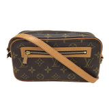 ルイ・ヴィトン LOUIS VUITTON ポシェット・シテ M51183 ブラウン ゴールド金具 モノグラム ユニセックス ショルダーバッグ