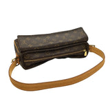 ルイ・ヴィトン LOUIS VUITTON ヴィバシテMM M51164 ブラウン ゴールド金具 モノグラムキャンバス レディース ショルダーバッグ