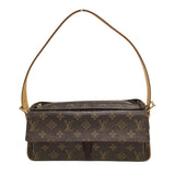 ルイ・ヴィトン LOUIS VUITTON ヴィバシテMM M51164 ブラウン ゴールド金具 モノグラムキャンバス レディース ショルダーバッグ