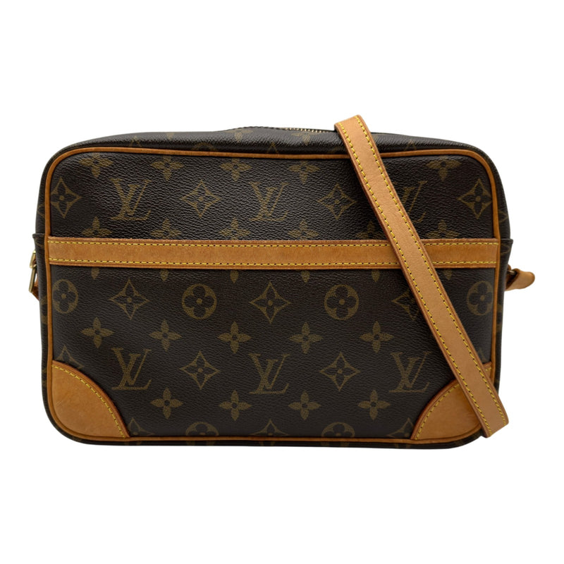 ルイヴィトン　トロカデロ27 ショルダーバッグ　モノグラム　レザー　大容量 ルイ・ヴィトン LOUIS VUITTON トロカデロ27 M51274 ブラウン