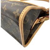 ルイ・ヴィトン LOUIS VUITTON ポパンクール・ロン M40008 ブラウン モノグラム/レザー レディース ショルダーバッグ