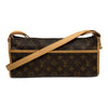 ルイ・ヴィトン LOUIS VUITTON ポパンクール・ロン M40008 ブラウン モノグラム/レザー レディース ショルダーバッグ